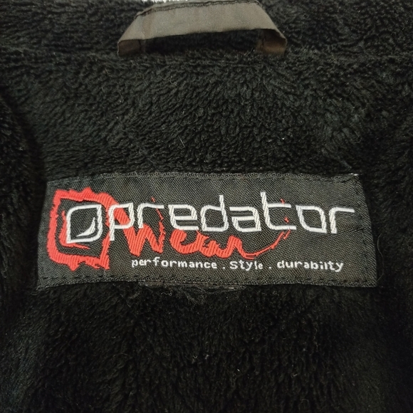 Predator Women's Black Light Weight Fleece Lined Jacket Size L - Picture 6 of 7